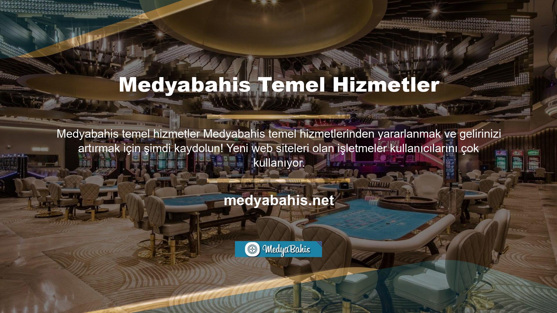 Bir Medyabahis casino sitesi istediğiniz her şeye sahiptir